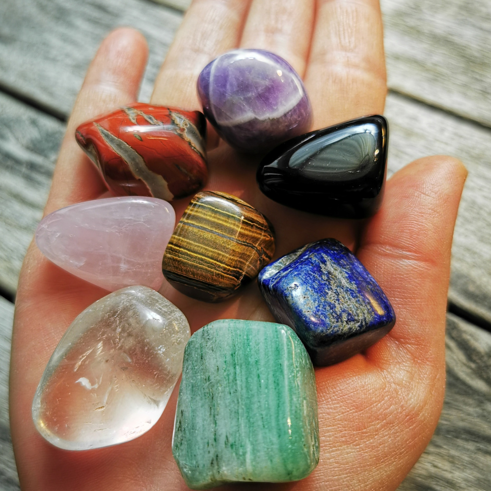 Chakra Steiner/ Chakra Stones Healing Crystals Set of 8 - Miint no ...